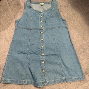 Vintage Denim Button-Down mini dress from Cherokee women's size extra large
